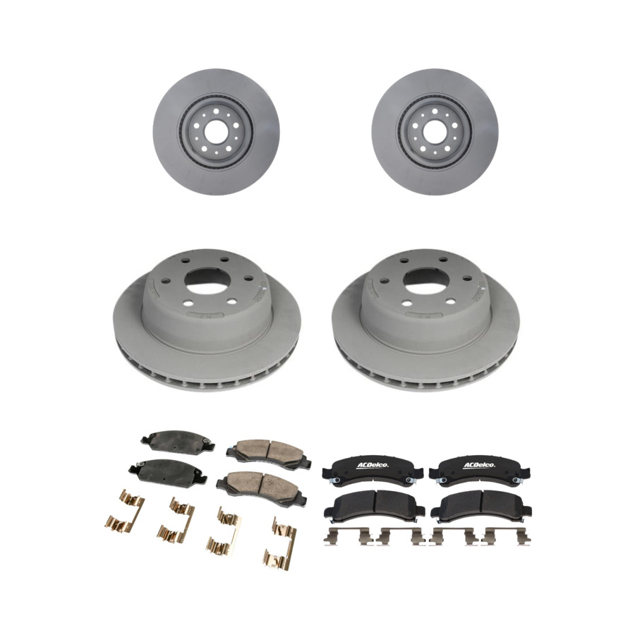 ACDelco Disc Brake Pads and Rotors Kit For 09-14 Chevrolet Express 1500 GMC