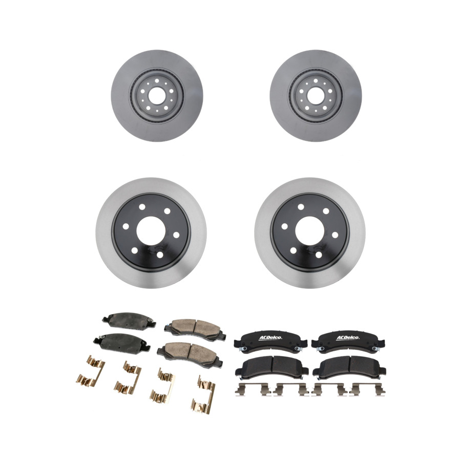 ACDelco Disc Brake Pads and Rotors Kit For 09-14 Chevrolet Express 1500 GMC