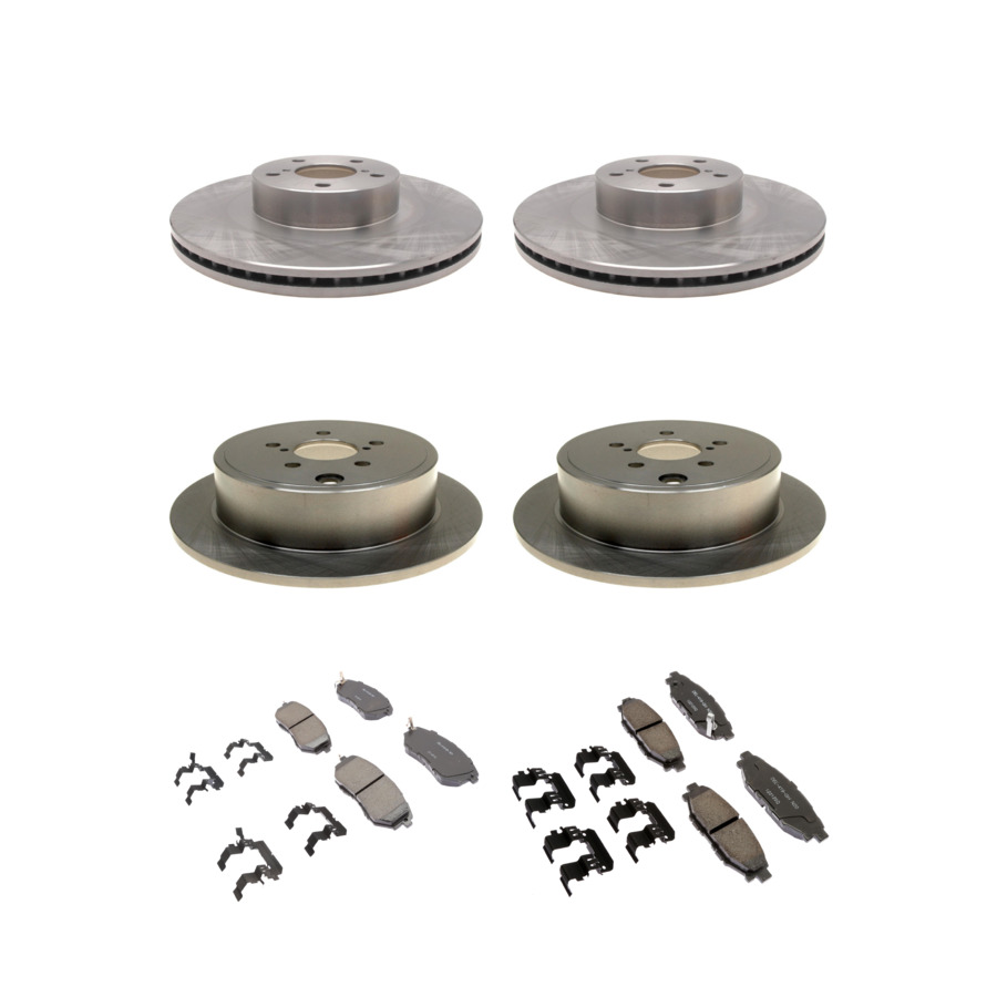 ACDelco Disc Brake Pads and Rotors Kit Front Rear For 10-14 Subaru Outback