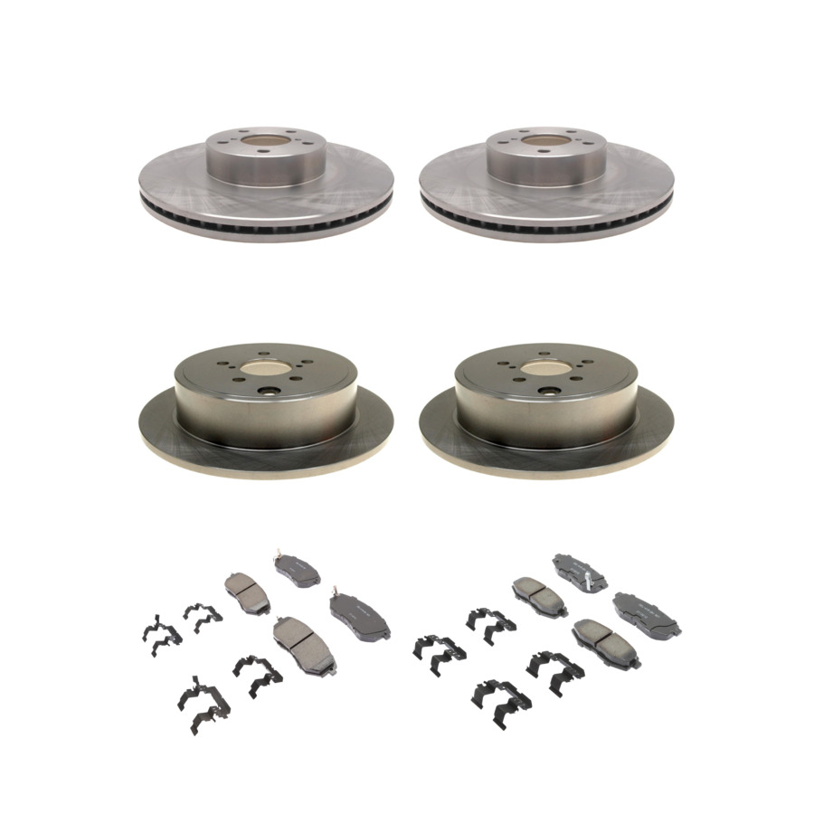 ACDelco Disc Brake Pads and Rotors Kit Front Rear For 10-14 Subaru Outback