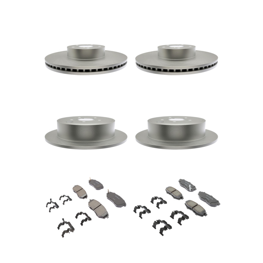 ACDelco Disc Brake Pads and Rotors Kit Front Rear For 10-14 Subaru Outback