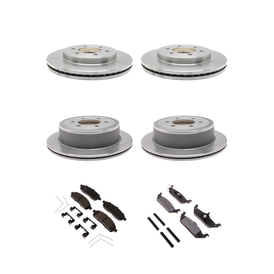 ACDelco Disc Brake Pads and Rotors Kit Front Rear For 04-08 Ford F-150 Lincoln