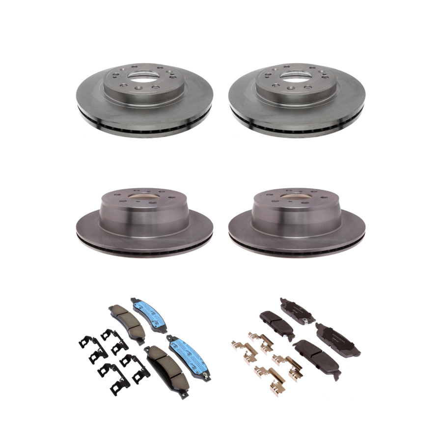 ACDelco Disc Brake Pads and Rotors Kit Front Rear For 07-08 Chevrolet Tahoe