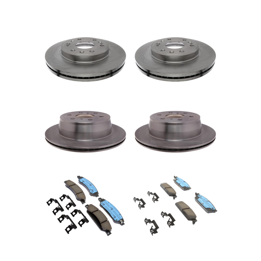 ACDelco Disc Brake Pads and Rotors Kit Front Rear For 07-08 Chevrolet Tahoe