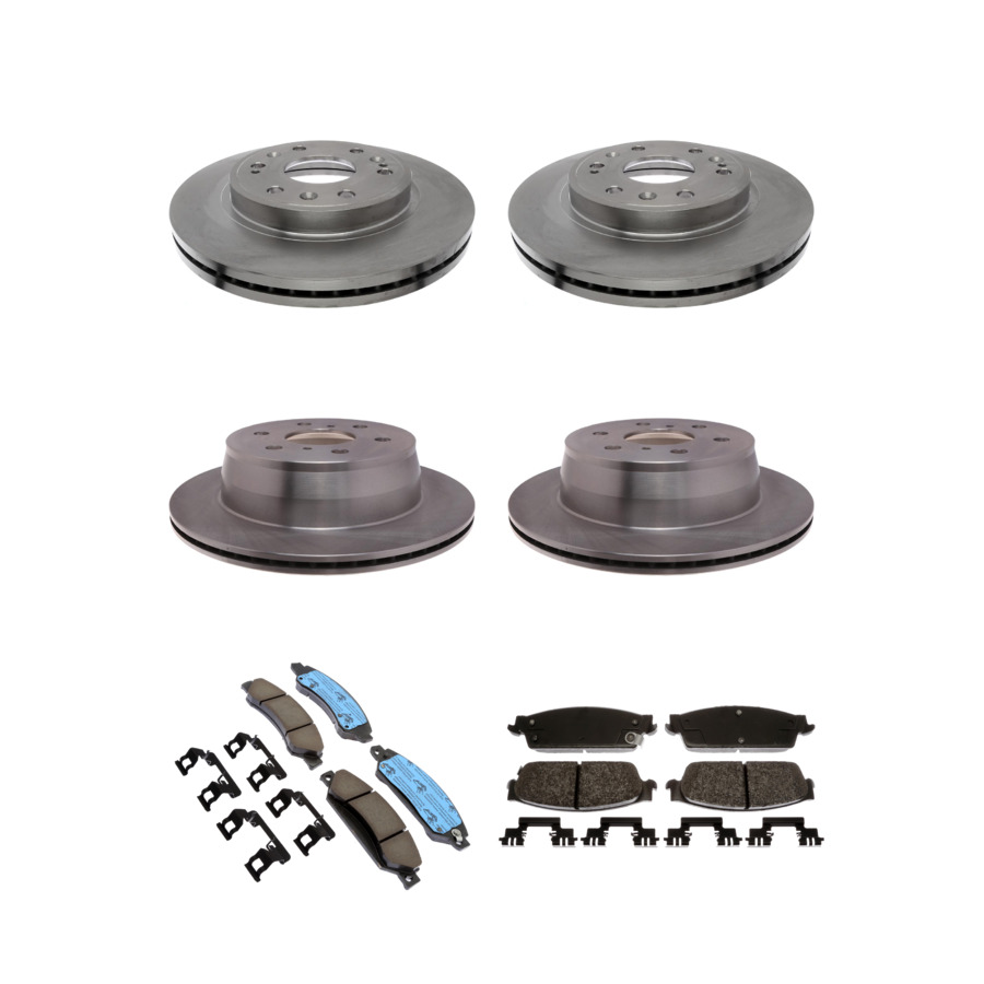 ACDelco Disc Brake Pads and Rotors Kit Front Rear For 07-08 Chevrolet Tahoe