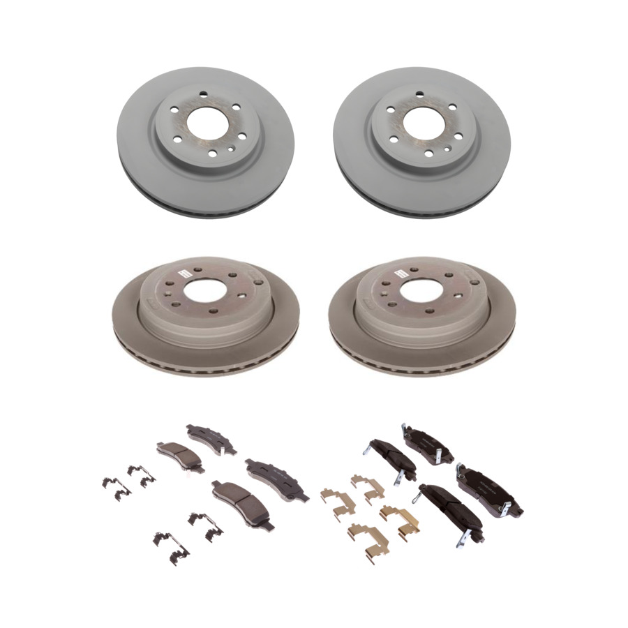 ACDelco Disc Brake Pads and Rotors Kit Front Rear For 07-17 Chevrolet Traverse