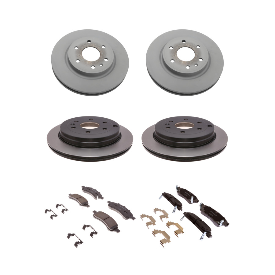 ACDelco Disc Brake Pads and Rotors Kit Front Rear For 07-17 Chevrolet Traverse