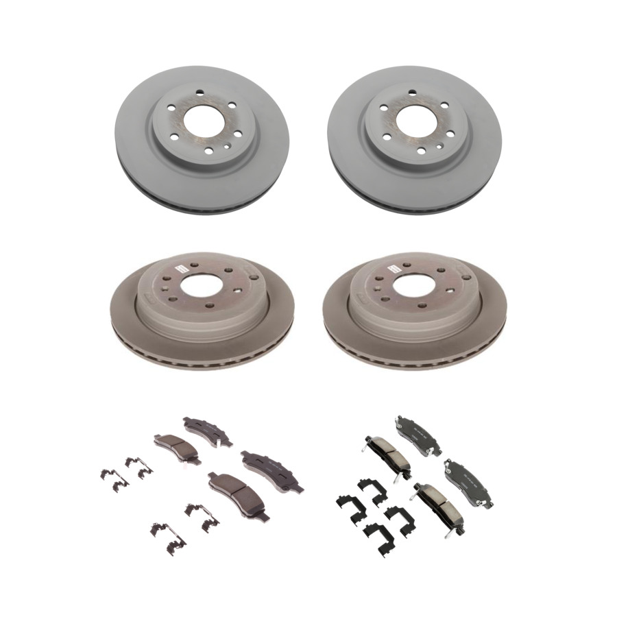 ACDelco Disc Brake Pads and Rotors Kit Front Rear For 07-17 Chevrolet Traverse