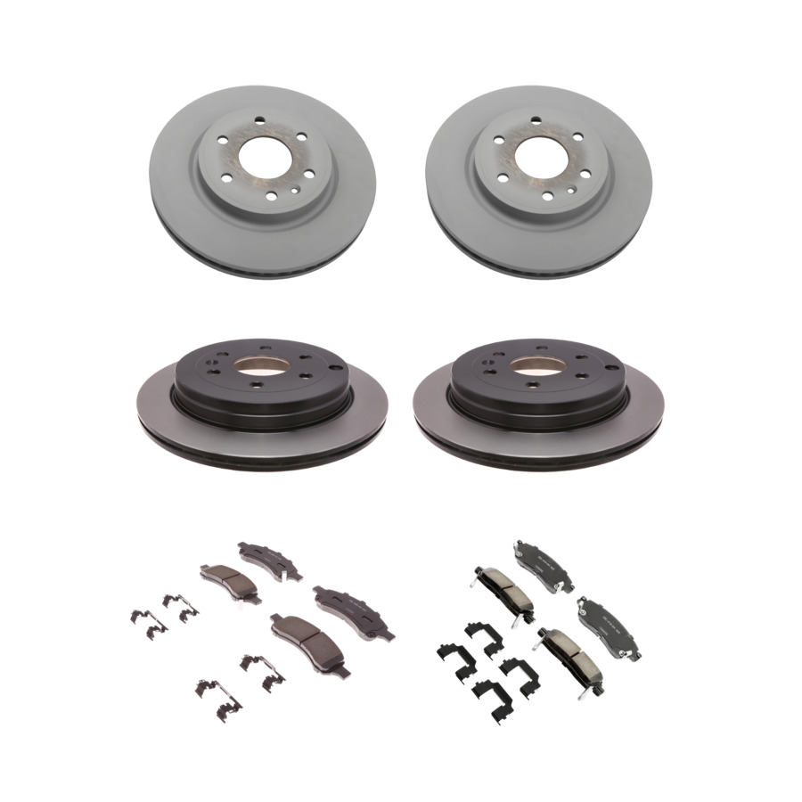 ACDelco Disc Brake Pads and Rotors Kit Front Rear For 07-17 Chevrolet Traverse