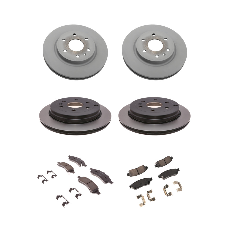 ACDelco Disc Brake Pads and Rotors Kit Front Rear For 07-17 Chevrolet Traverse