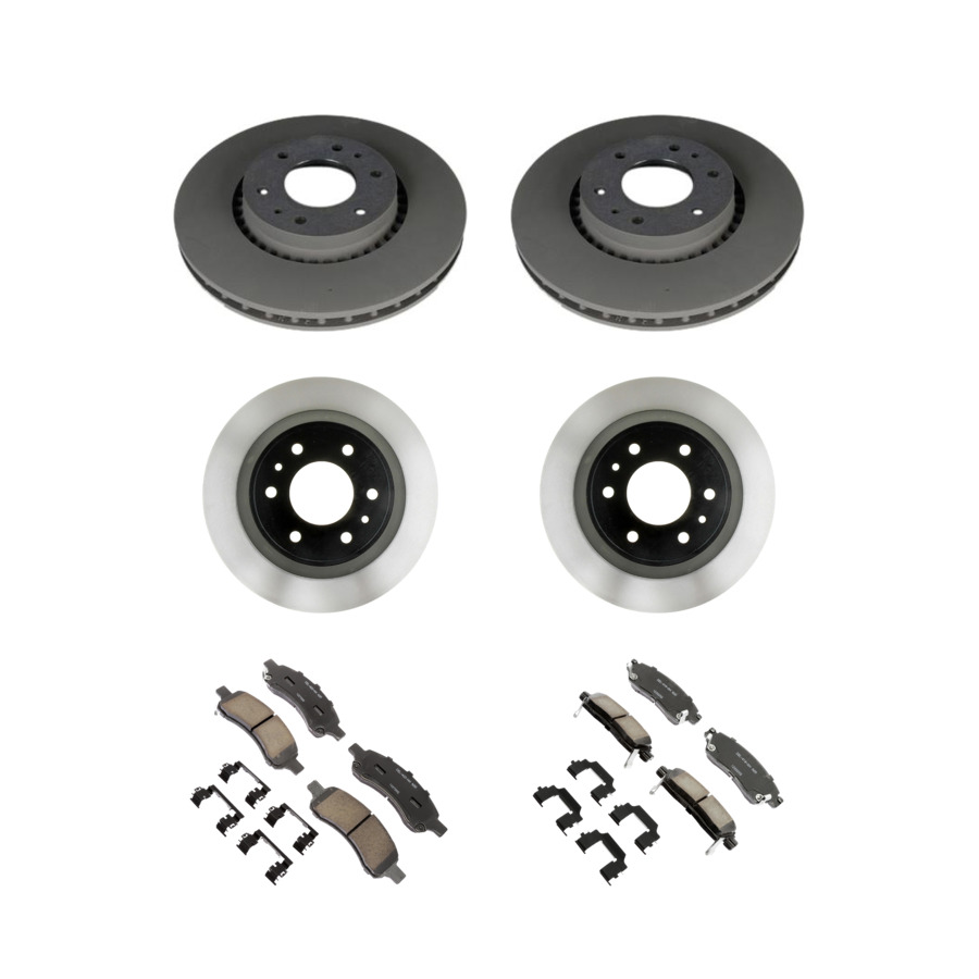 ACDelco Disc Brake Pads and Rotors Kit Front Rear For 06-09 Chevrolet