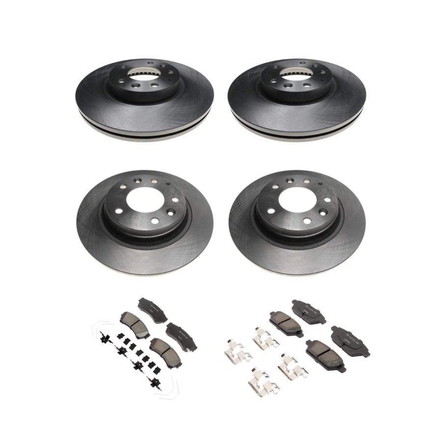 ACDelco Disc Brake Pads and Rotors Kit Front Rear For 2006-2013 Mazda 6