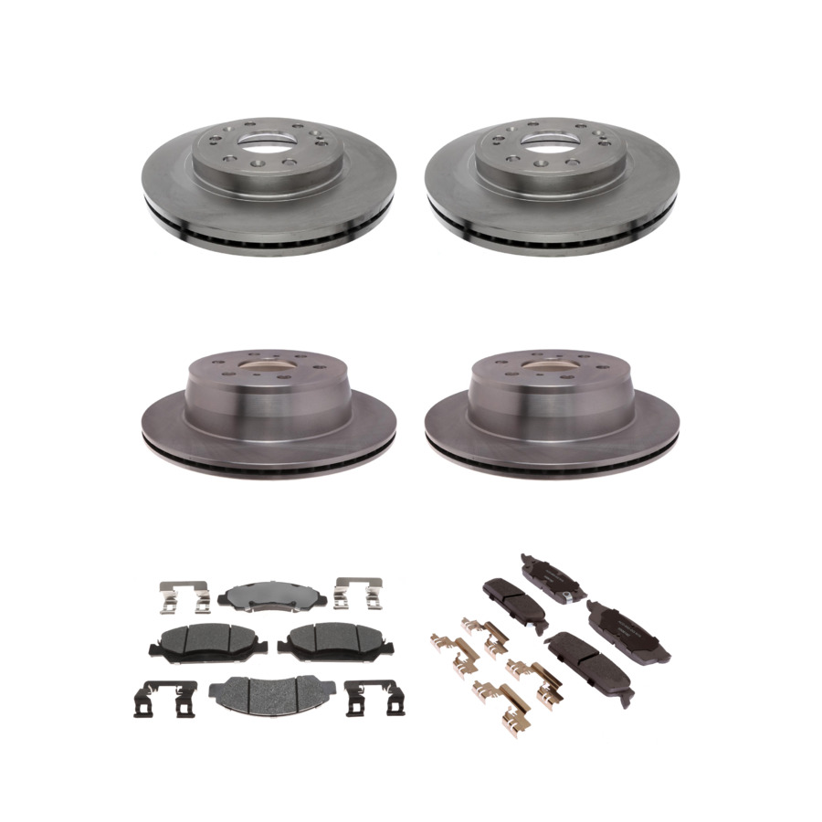 ACDelco Disc Brake Pads and Rotors Kit Front Rear For 07-08 GMC Sierra 1500