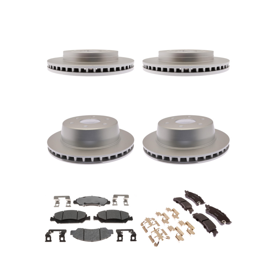 ACDelco Disc Brake Pads and Rotors Kit Front Rear For 05-06 Chevrolet Silverado