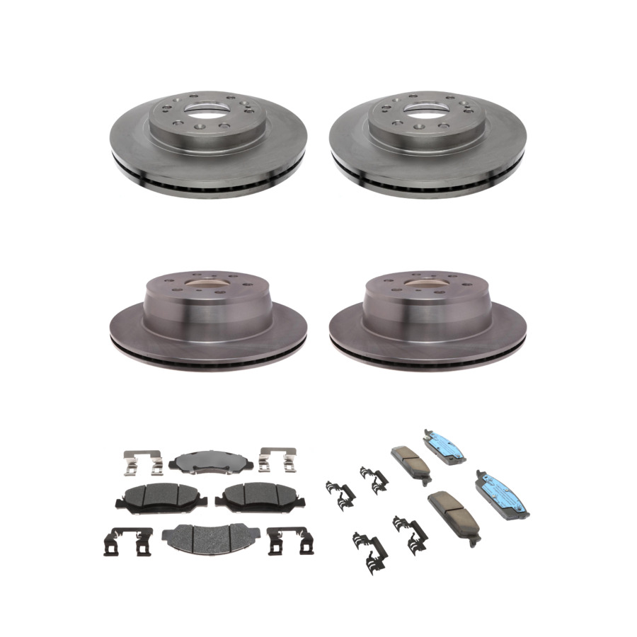 ACDelco Disc Brake Pads and Rotors Kit Front Rear For 07-08 GMC Sierra 1500