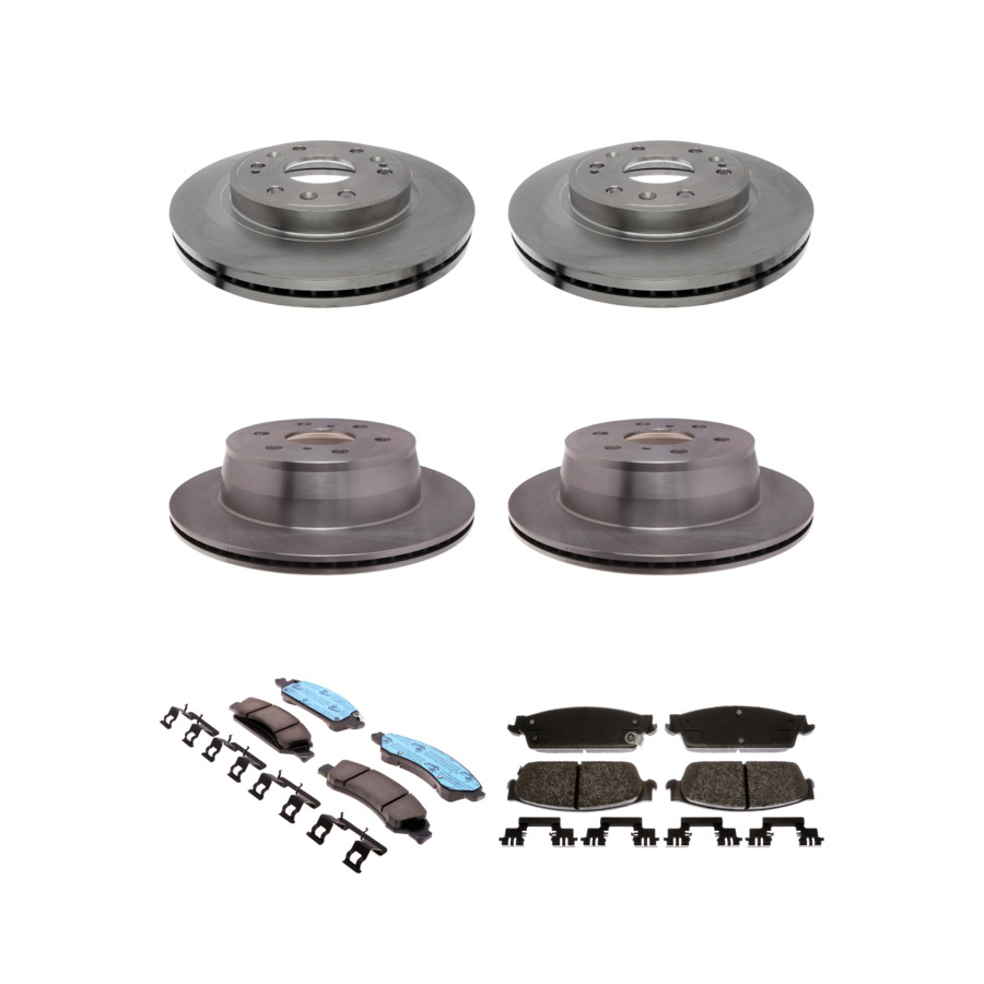 ACDelco Disc Brake Pads and Rotors Kit Front Rear For 07-08 Chevrolet Tahoe