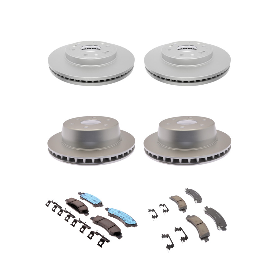 ACDelco Disc Brake Pads and Rotors Kit Front Rear For 2014 Chevrolet Express