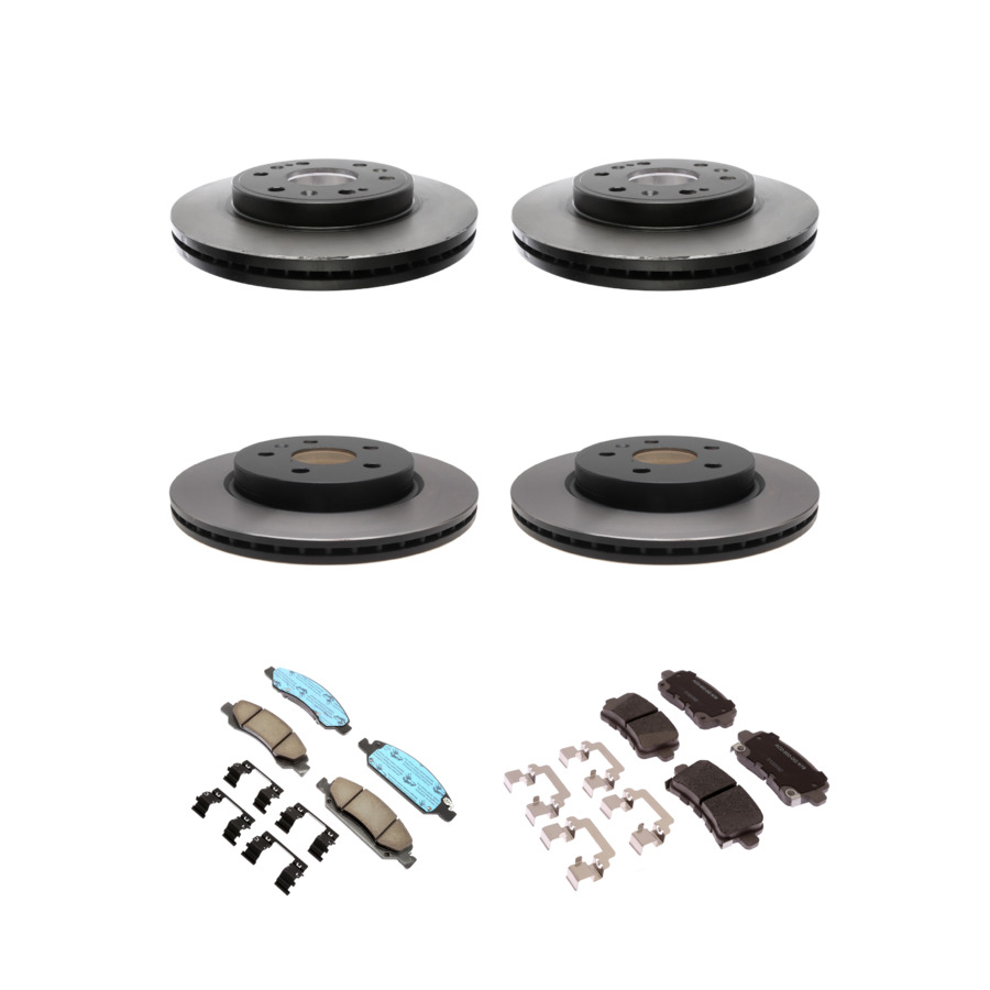ACDelco Disc Brake Pads and Rotors Kit Front Rear For 2013-2019 Cadillac XTS