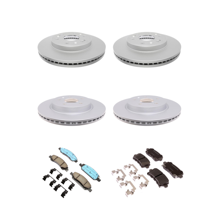 ACDelco Disc Brake Pads and Rotors Kit Front Rear For 2013-2019 Cadillac XTS
