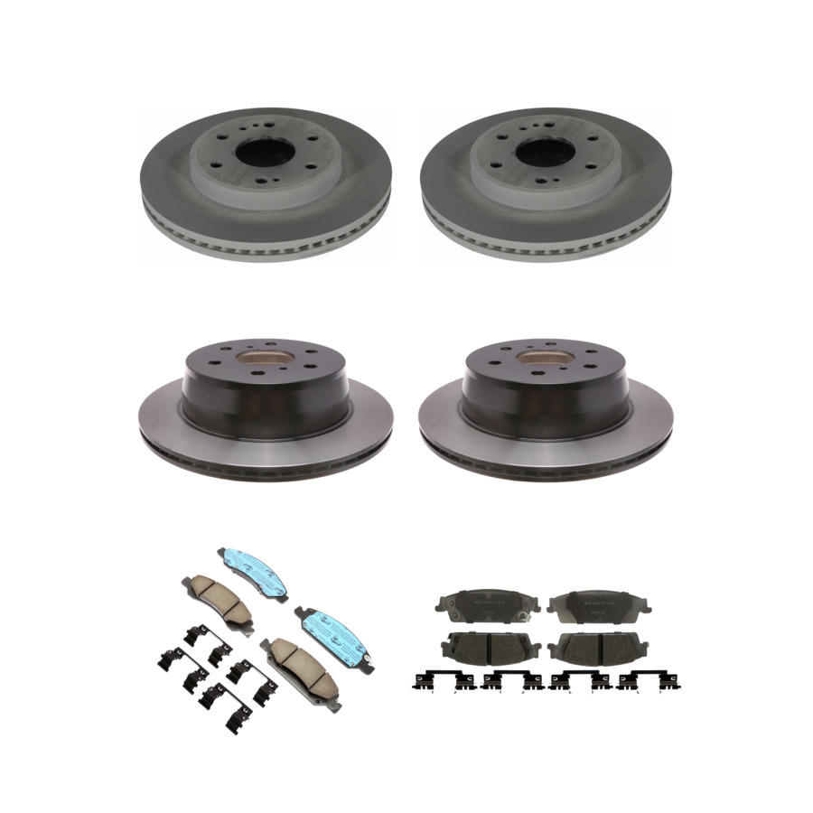ACDelco Disc Brake Pads and Rotors Kit Front Rear For 14-20 Chevrolet Tahoe