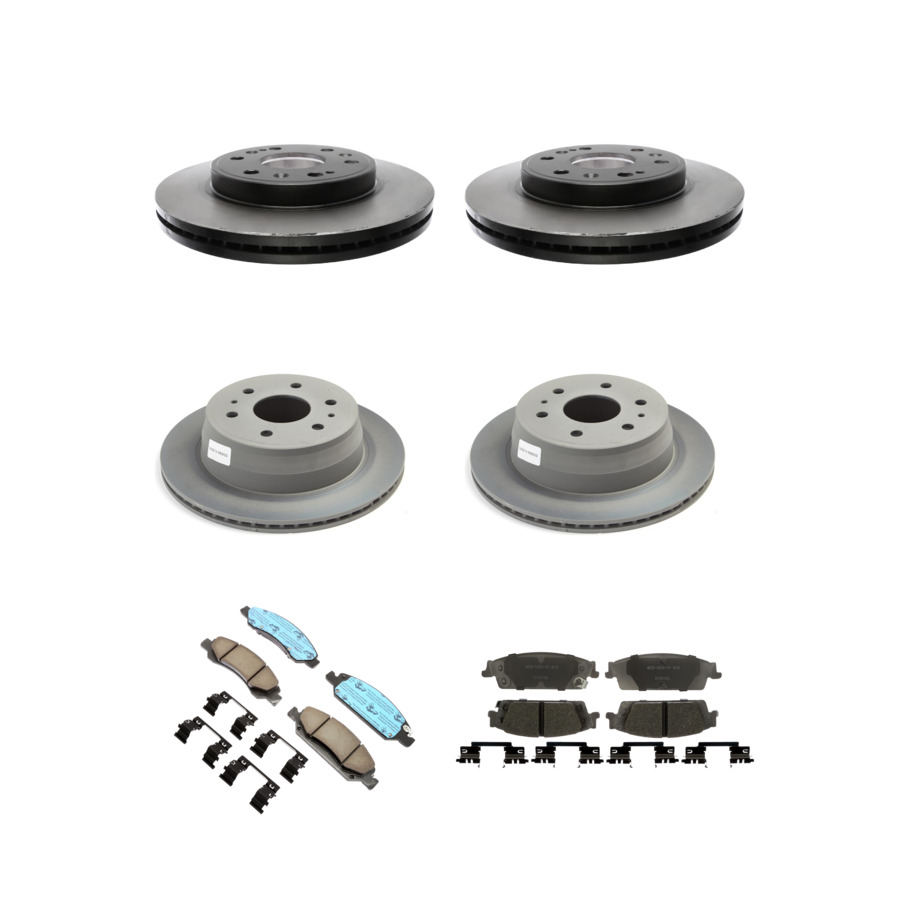 ACDelco Disc Brake Pads and Rotors Kit Front Rear For 14-20 Chevrolet Tahoe