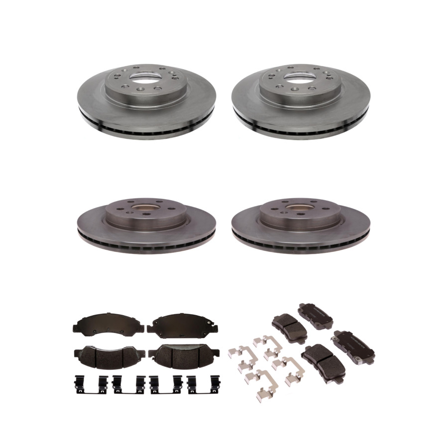 ACDelco Disc Brake Pads and Rotors Kit Front Rear For 2013-2019 Cadillac XTS