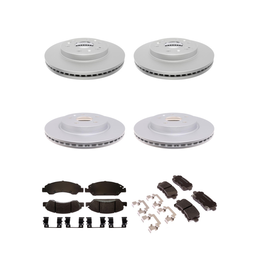 ACDelco Disc Brake Pads and Rotors Kit Front Rear For 2013-2019 Cadillac XTS