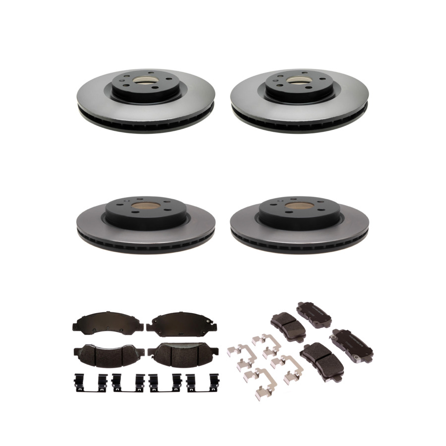 ACDelco Disc Brake Pads and Rotors Kit Front Rear For 2013-2019 Cadillac XTS