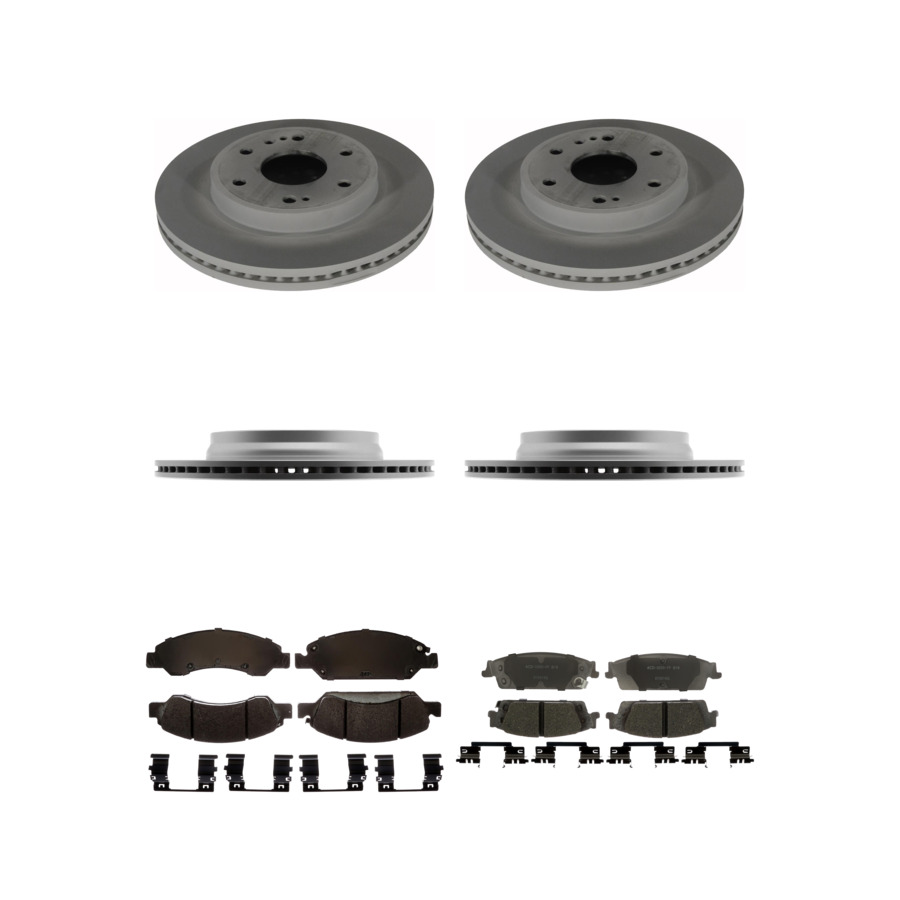ACDelco Disc Brake Pads and Rotors Kit Front Rear For 2019 Chevrolet Silverado