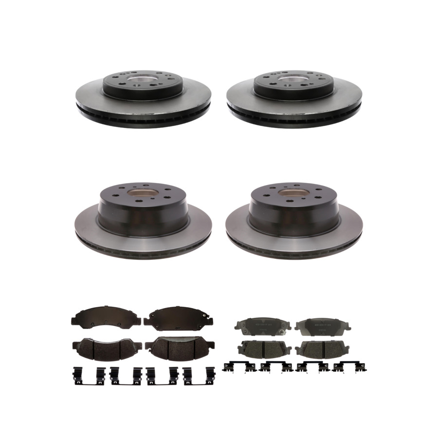 ACDelco Disc Brake Pads and Rotors Kit Front Rear For 14-20 Chevrolet Tahoe
