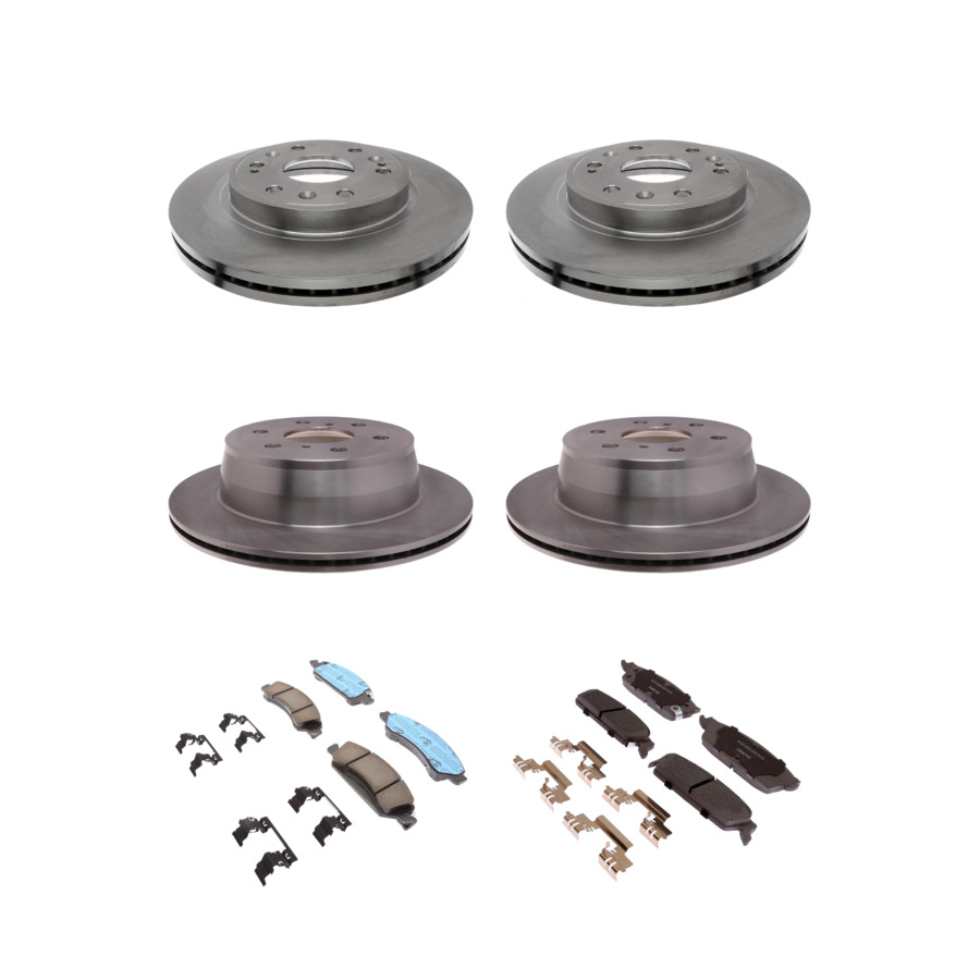 ACDelco Disc Brake Pads and Rotors Kit Front Rear For 08-14 Chevrolet Tahoe