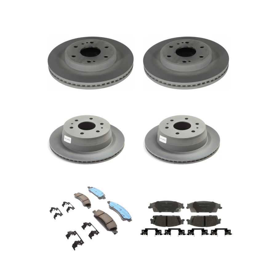 ACDelco Disc Brake Pads and Rotors Kit Front Rear For 15-20 Chevrolet Tahoe