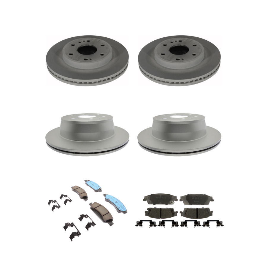 ACDelco Disc Brake Pads and Rotors Kit Front Rear For 15-20 Chevrolet Tahoe