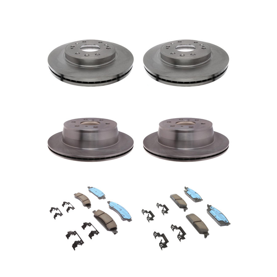 ACDelco Disc Brake Pads and Rotors Kit Front Rear For 08-14 Chevrolet Tahoe