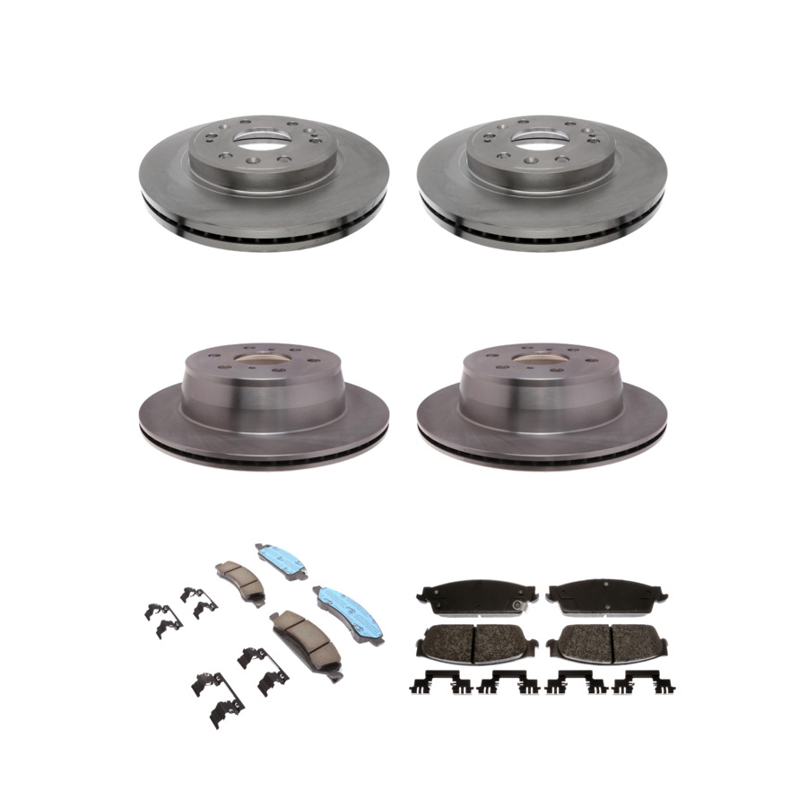 ACDelco Disc Brake Pads and Rotors Kit Front Rear For 08-14 Chevrolet Tahoe