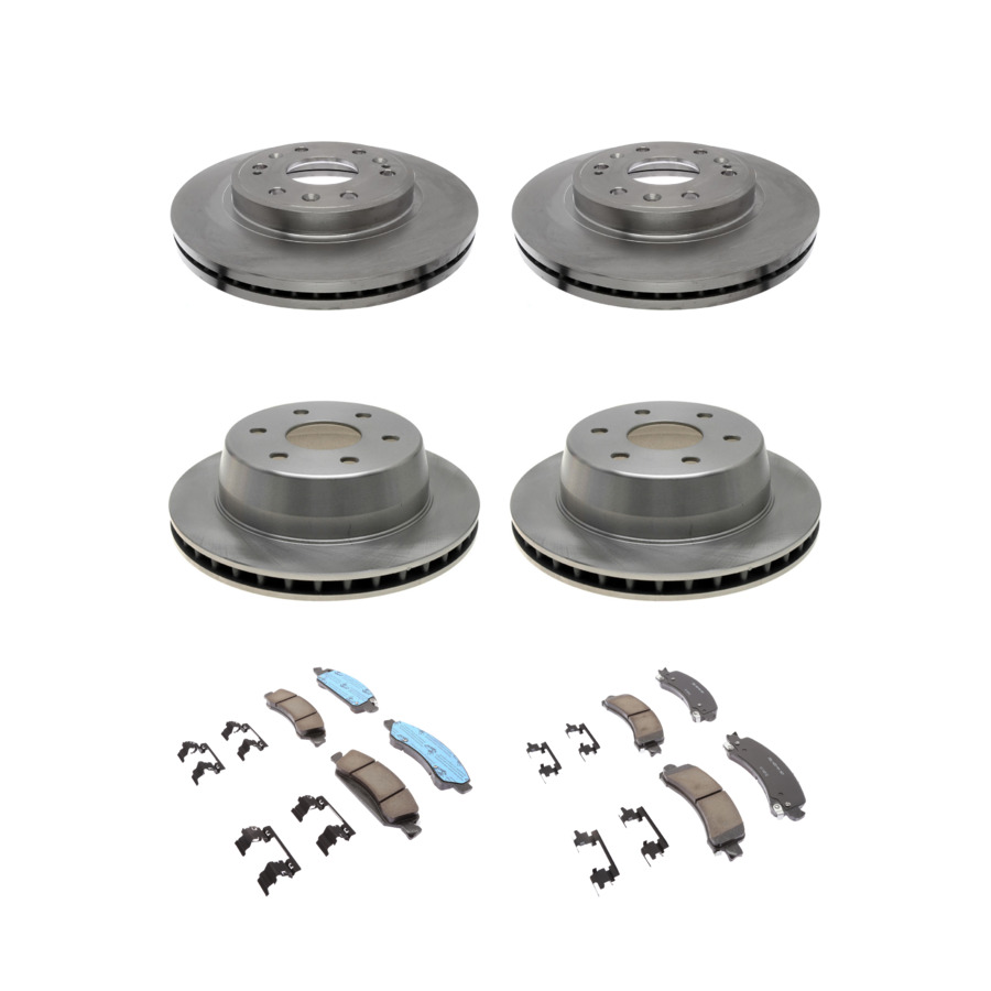 ACDelco Disc Brake Pads and Rotors Kit Front Rear For 09-14 Chevrolet Express