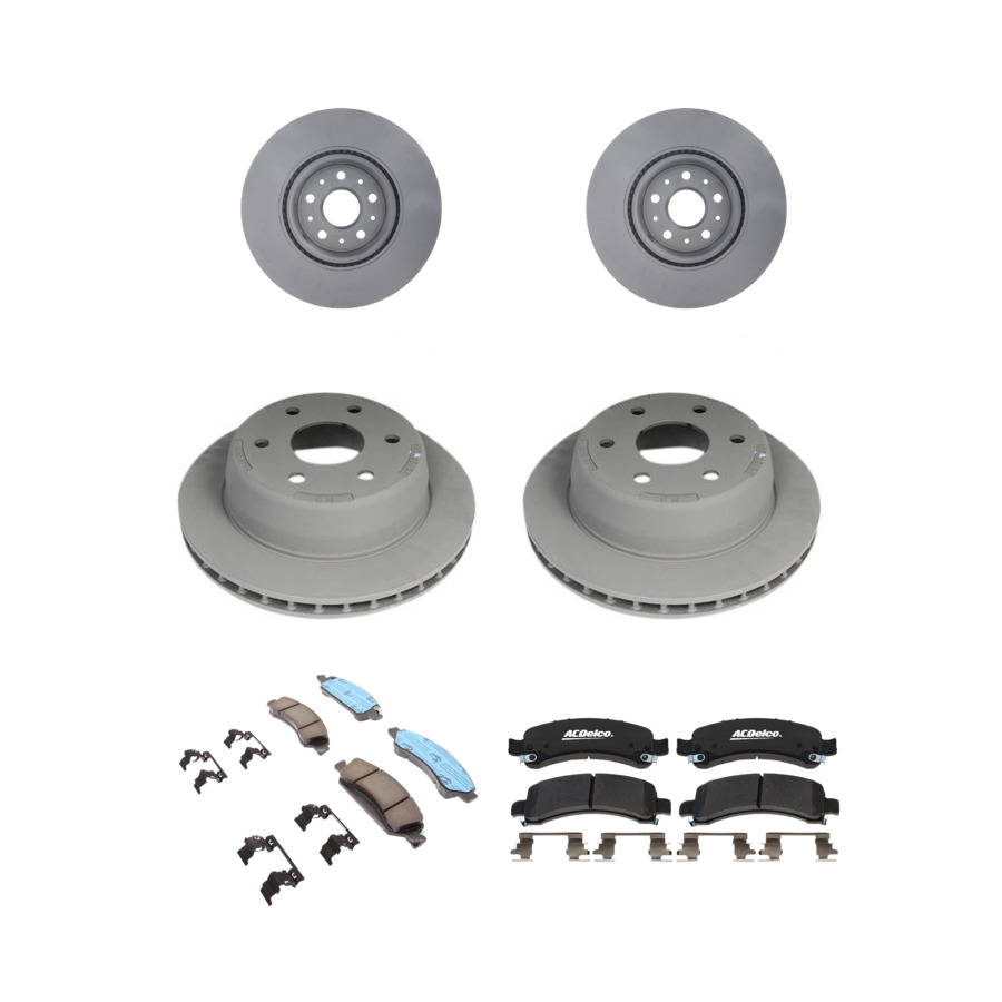 ACDelco Disc Brake Pads and Rotors Kit For 09-14 Chevrolet Express 1500 GMC