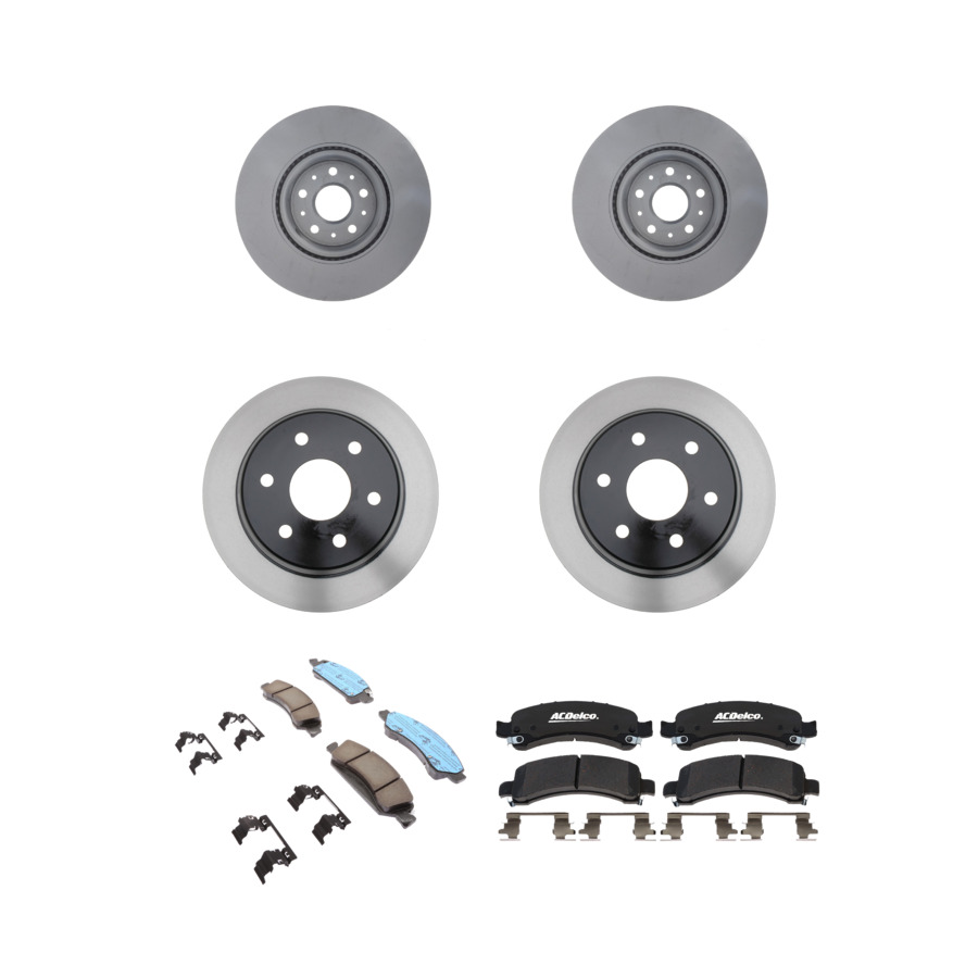 ACDelco Disc Brake Pads and Rotors Kit For 09-14 Chevrolet Express 1500 GMC