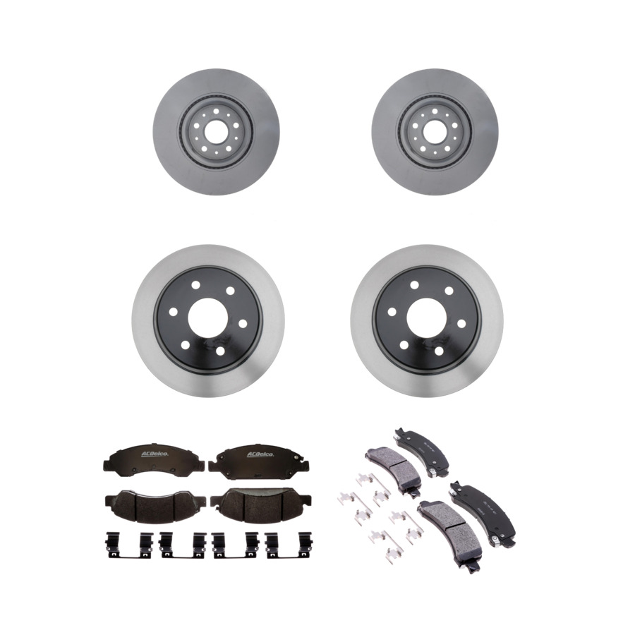 ACDelco Disc Brake Pads and Rotors Kit For 09-14 Chevrolet Express 1500 GMC