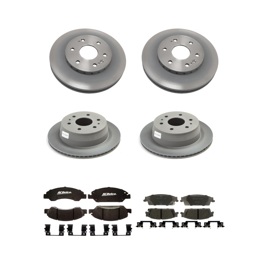 ACDelco Disc Brake Pads and Rotors Kit Front Rear For 2015-2020 Chevrolet Tahoe