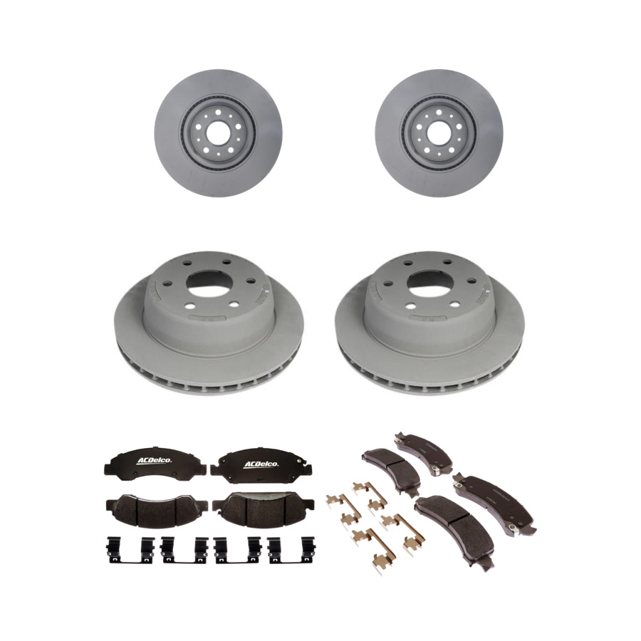 ACDelco Disc Brake Pads and Rotors Kit For 09-14 Chevrolet Express 1500 GMC