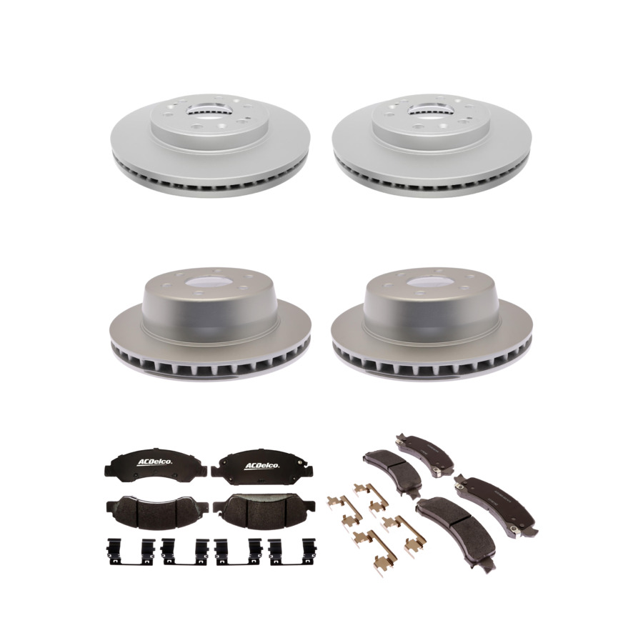 ACDelco Disc Brake Pads and Rotors Kit Front Rear For 09-14 Chevrolet Express