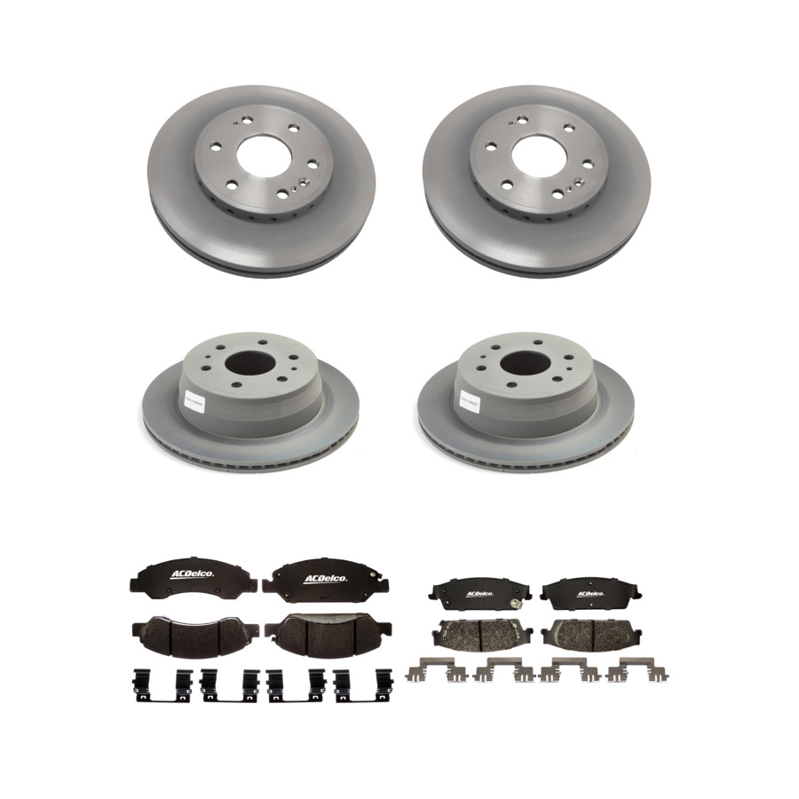 ACDelco Disc Brake Pads and Rotors Kit Front Rear For 2015-2020 Chevrolet Tahoe