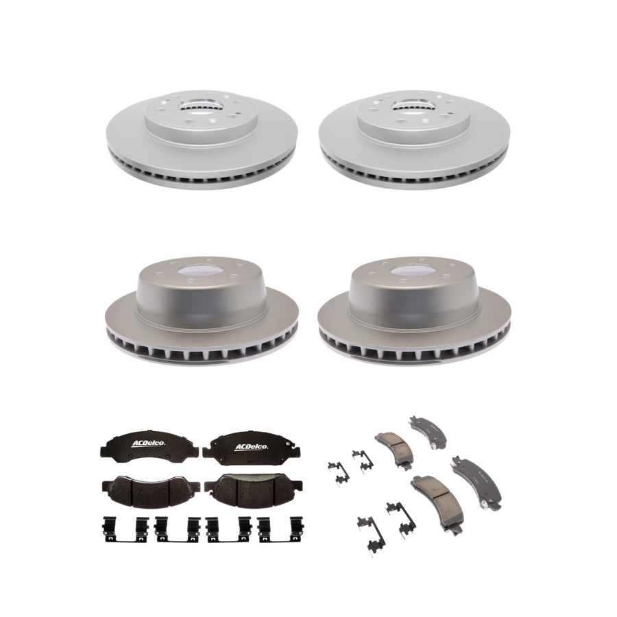 ACDelco Disc Brake Pads and Rotors Kit Front Rear For 09-14 Chevrolet Express
