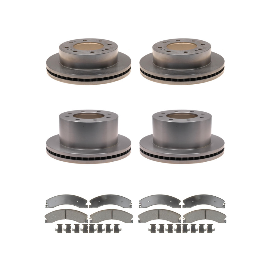 ACDelco Disc Brake Pads and Rotors Kit Front Rear For 11-15 Chevrolet Silverado