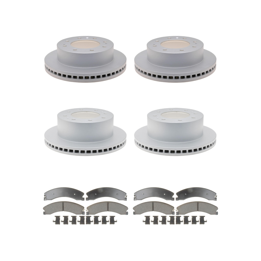 ACDelco Disc Brake Pads and Rotors Kit Front Rear For 11-19 Chevrolet Silverado