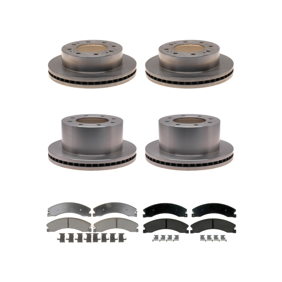 ACDelco Disc Brake Pads and Rotors Kit Front Rear For 11-15 Chevrolet Silverado