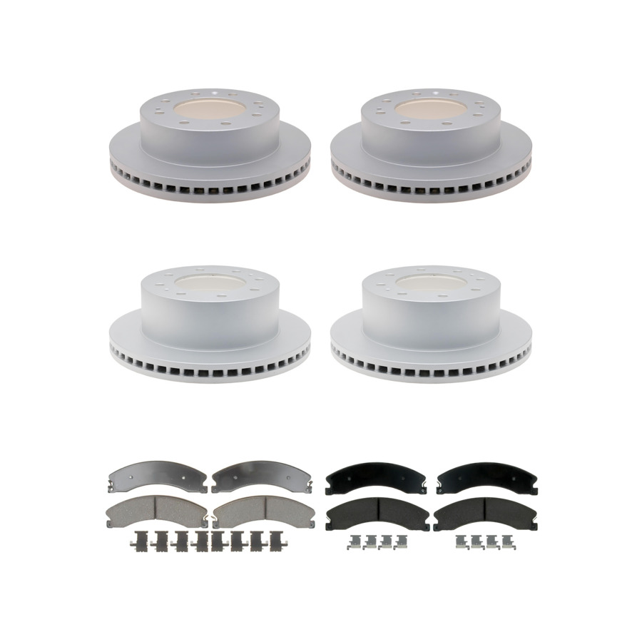 ACDelco Disc Brake Pads and Rotors Kit Front Rear For 11-19 Chevrolet Silverado