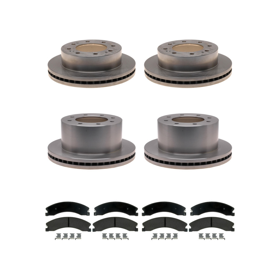 ACDelco Disc Brake Pads and Rotors Kit Front Rear For 11-15 Chevrolet Silverado