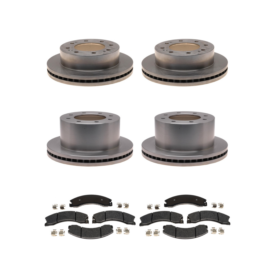 ACDelco Disc Brake Pads and Rotors Kit Front Rear For 11-15 Chevrolet Silverado